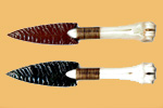Deer Leg Bone Knife. Small, 6 to 8 inches $60. Medium, 8 to 10 Inches $86 - KN1108.